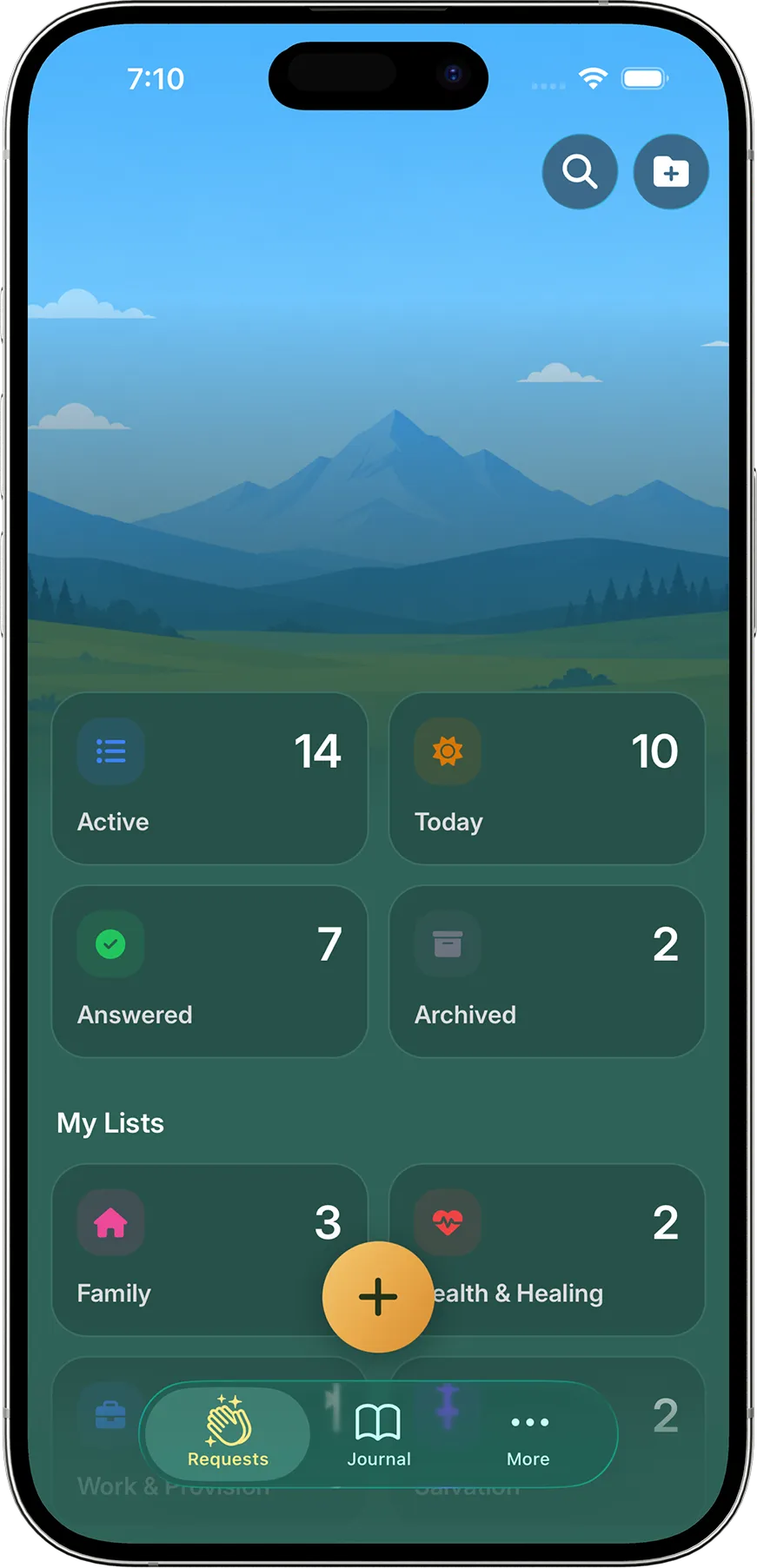 Faithful in the Green Pastures theme